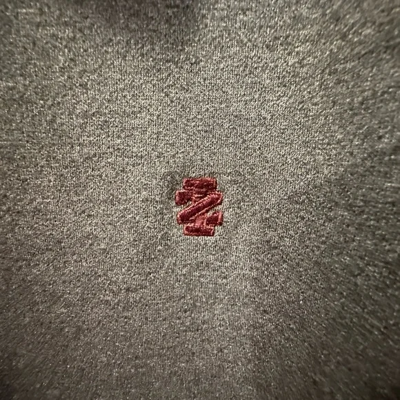 Izod Gray Zip Up Sweater - Picture 2 of 7